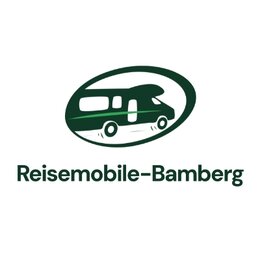 Reisemobile-Bamberg logo with a stylized motorhome in green